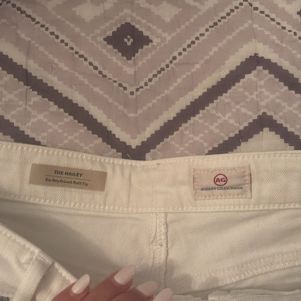 AG white jean shorts - Picture 2 of 3